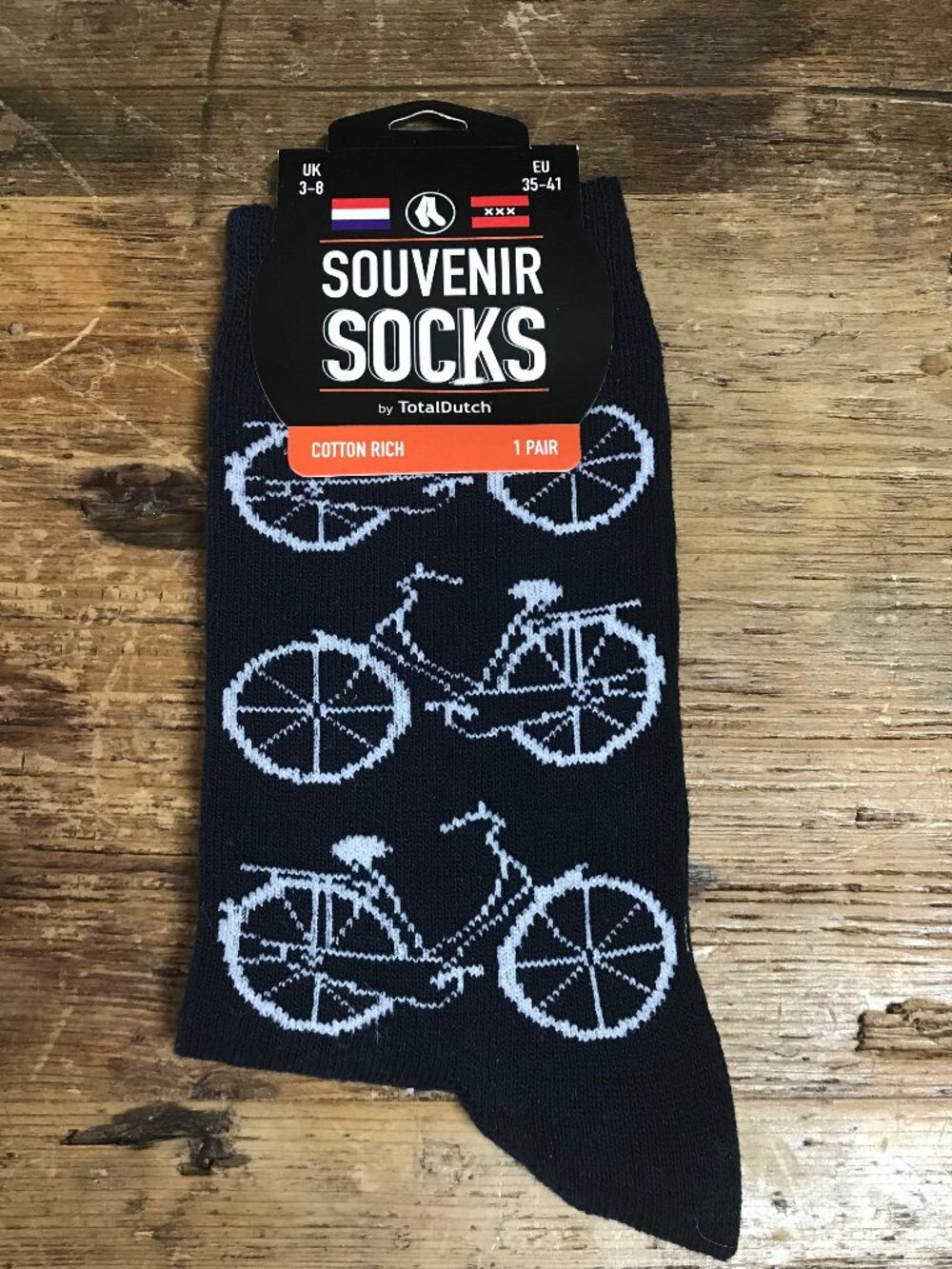 Total Dutch Women's Bicycle Print Socks